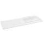 valamu Brahea 141x51.5 cm (70+70 cm), Rockstone, parem, matt valge