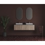 valamu Brahea 181x51.5 cm (90+90 cm), Rockstone, matt valge