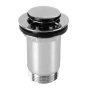 Click-Clack Valamu põhjaklapp 5/4“, (H) 4-52mm, väike nupp/kroom