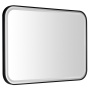 LED peegel Cetis 100x70 cm, matt must