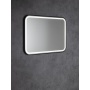 LED peegel Cetis 100x70 cm, matt must