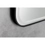 LED peegel Cetis 100x70 cm, matt must
