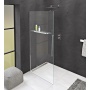 Dušinurga külgsein MODULAR SHOWER, aukudega käterätihoidjale, 900 mm