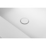 valamu EMICO double Central, versioon L, 180x50 cm, valge matt