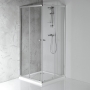 AGGA Shower Enclosure 900x900x1850 mm, clear glass