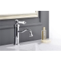 LONDON II basin mixer with pop up waste, chrome