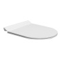 Soft Close toilet seat PuraSlim, duroplastic, white / chrome