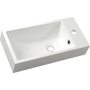 ARIANA Cast marble washbasin 50x10x25 cm, right, white