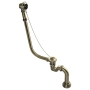 Bath Set For External Installation, Chain, Including Siphon, Bronze, angle 95°