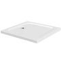 100x100 square stone shower tray, incl front panel and  feet