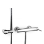 single lever shower mixer Form A, with hand shower, chrome finish