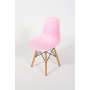 kids chair Goya, pink+beech feet