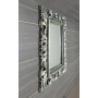 SAMBLUNG mirror with frame, 40x70cm, Silver Antique