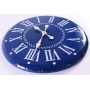 blue vintage wall clock