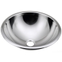stainless steel recessed basin, no overflow, dia, 405 mm