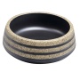 PRIORI ceramic basin, black/stone