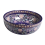 PRIORI ceramic basin purple w ornaments