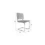 Chair Diamond Kink Pebble Grey