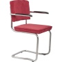 Armchair Ridge Kink Rib Red 21A