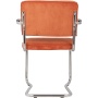 Armchair Ridge Kink Rib Orange 19A