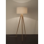 Floor Lamp Tripod Wood White