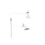 Wall Lamp Double Shady White