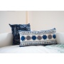 Pillow Sala Natural Blue