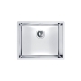 stainless steel undermount basin KOMBINO 50, 50x40x19.5 cm, waste 3 1/2´´, satin finish. Drain is not included