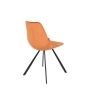 Chair Franky Velvet Orange
