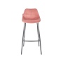 Barstool Franky Velvet Old Pink