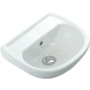 29*35 CM OVAL W.BASIN WITH HOLE WHITE