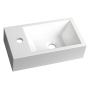 cast marble basin Amarok, 40x22 cm, faucet on left