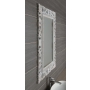 Scole mirror with frame,80x120 cm, Whitewashed