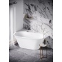 Silkstone bath Deco Shape , matt white