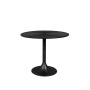 Hypnotising Round Dining Table Black