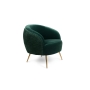 So Curvy Lounge Chair Dark Green