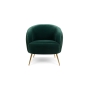 So Curvy Lounge Chair Dark Green
