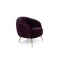 So Curvy Lounge Chair Purple