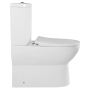 JALTA Rimless Close Coupled Toilet inc Flush Mechanism, S-trap/P-trap, dual flush