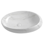 DALMA ceramic washbasin 68x44x16.5 cm cm, white, click-clack not included
