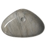 keraamiline valamu Dalma, 58.5x39x14 cm, hall, põhjaklapp ei kuulu komplekti