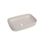 worktop basin Tribeca 60x38 cm, mat gray