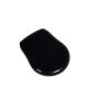 Kerasan Retro black seat cover, golden hinges (not soft-close)