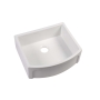 ceramic kitchen sink Devon, 75x53 cm, white