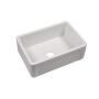 ceramic kitchen sink Yorkshire, 75x47 cm, white, reversible