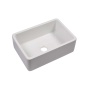 ceramic kitchen sink Yorkshire, 75x47 cm, white, reversible