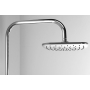KERA Shower Combi Set with Mixer Tap Connection, chrome, adjustable height