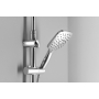 KERA Shower Combi Set with Mixer Tap Connection, chrome, adjustable height