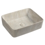 DALMA ceramic washbasin 48x38x13 cm, marfil