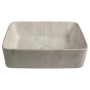 DALMA ceramic washbasin 48x38x13 cm, marfil